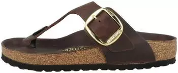 Birkenstock Gizeh (1032934) dunkelbraun/gold