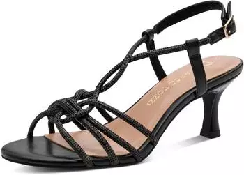 Marco Tozzi Sandal Soft Feel Me Footbed Vegan Soft Inner Lining Trendy schwarz