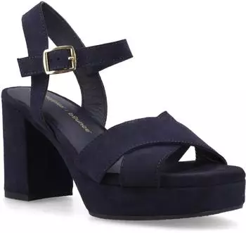 Hush Puppies Ophelia Suede Women's Sandals navy