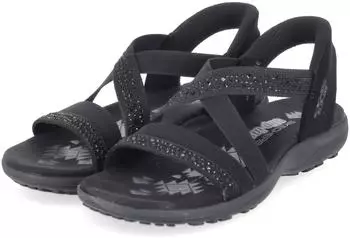 Skechers Slip-On Sandals SUMMER SPARKLE schwarz
