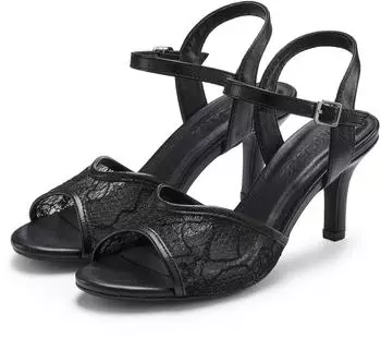 Lascana Mid-Heel Sandal schwarz