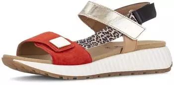 Gabor Sandal rot/mehrfarbig