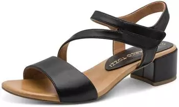Marco Tozzi Sandal with Feel Me Footbed Vegan schwarz