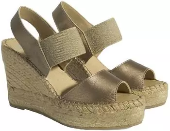 Desa Wedge Espadrilles gold