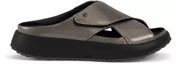 Joya Alicante Bronze - Women's Sandal made of Full-Grain Leather with Wide, Adjustable Velcro Strap Senso Sole Technology bronze