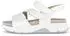 Gabor Sandal Wedge Heel, Strappy Sandal in Comfort Width G weiß