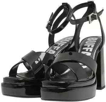 Buffalo MAY MSS CROSS High Heel Mule schwarz
