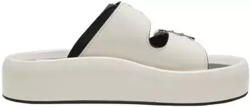 Buffalo EVELYN ARI RIV Plateausandaletten cream/schwarz
