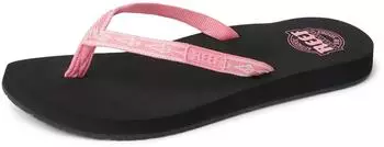 Reef GINGER DRIFT Damen Zehentrenner schwarz/rosa