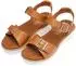 Ara BILBAO Keilsandalette mit Nieten Weite G cognac