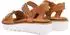 Ara BILBAO Keilsandalette mit Nieten Weite G cognac