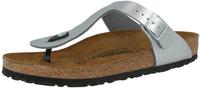 Birkenstock Gizeh Birko-Flor (narrow-0043853) silver