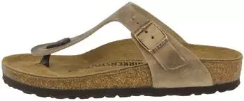 Birkenstock Gizeh Nubuk (normal) tabacco brown