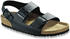 Birkenstock Milano Glattleder schwarz/schwarz