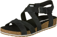 Timberland Womens Backstrap Sandal jet black 5.5 Wide Fit