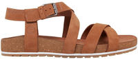 Timberland Malibu Waves Ankle Strap Sandals brown nubuck