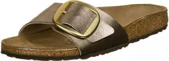 Birkenstock Madrid Big Buckle Birko-Flor (schmal) graceful taupe