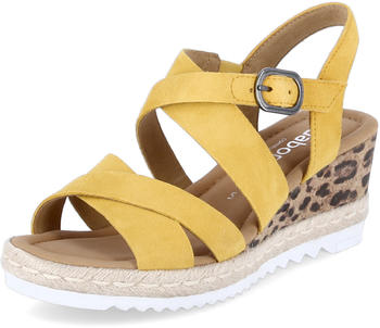Gabor Wedge Heel Sandals (42.832) yellow