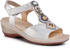 Ara Ladies Sandals (12-37261) whitegold/silver