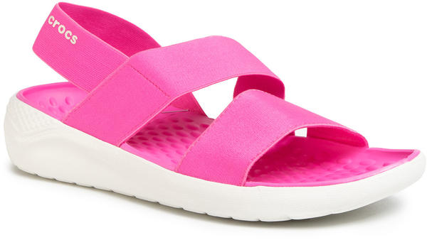 Crocs Literide Streach Sandal W electric pink/almost white