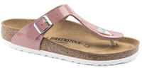 Birkenstock Gizeh Birko-Flor Lack (schmal) old rose