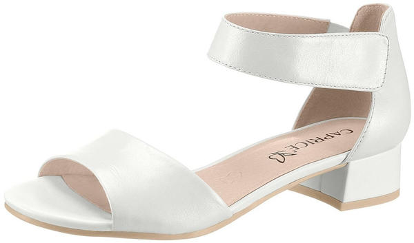 Caprice Ladies Sandals (28212-24) white perlato