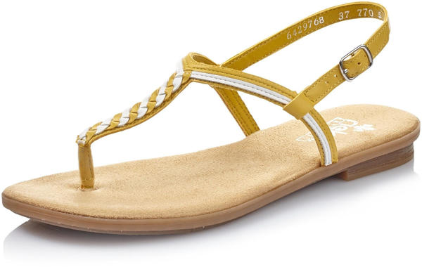 Rieker Sandals yellow/weiss (64297-68)