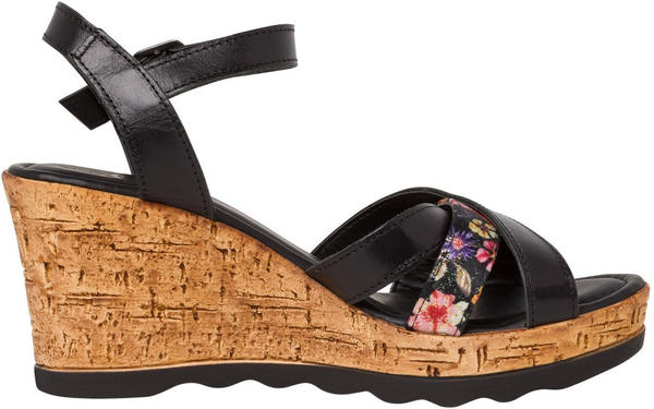 S.Oliver Sandals (5-28301) black/flower