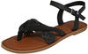 Toms Shoes TOMS Shoes Leather Lexie Braid Women's Sandals black (10015128)