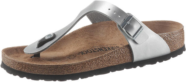 Birkenstock Gizeh Birko-Flor silver (normal)