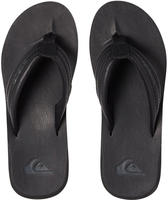 Quiksilver AQYL100623-SBKM, Quiksilver Carver Nubuck Zehenstegsandalen schwarz