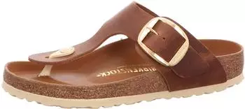 Birkenstock Gizeh Big Buckle Naturleder Ge&ouml;lt (normal) cognac