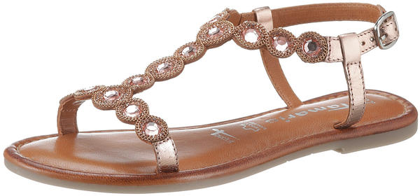 Tamaris Leather Sandals (1-1-28127-26) copper glam