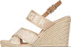 Tommy Hilfiger Webbing High Wedge Sandals (FW0FW06355) sandrift