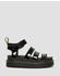 Dr. Martens Platform Sandals Blaire black patent lamper (24192001)