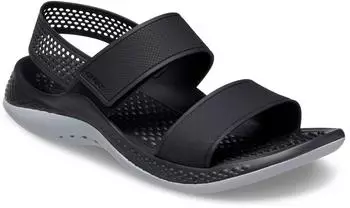 Crocs Women's Literide 360 Sandal (206711) black/light grey