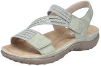 Rieker Riemchensandale Sommerschuh, Sandalette, Keilabsatz, mit Gummiz&uuml;gen