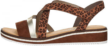 Rieker Kaz Sandals Women brown Leopard