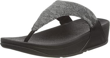 FitWear Lulu Glitz Toe Post Sandals black grey