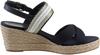 Tommy Hilfiger Golden Webbing Mid Wedge FW0FW07090 Space Blue