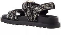 Guess Fabelis Sandalen Plat - Zwart - Maat 37 - Gold - 37