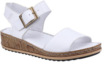 Hush Puppies Ellie Leather Wedges white