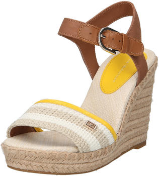 Tommy Hilfiger Feminine Crochet High Wedge (FW0FW07274) sandalwood