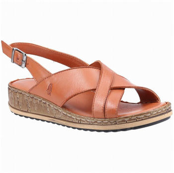 Hush Puppies Elena Crossover Wedges (HTB-150327) brown