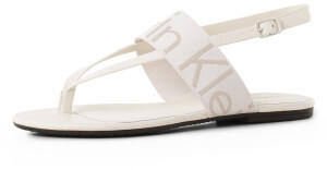 Calvin Klein Flat sandal Toepost Webbing YW0YW00956 ancient white