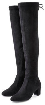 Lascana Overkneestiefel schwarz