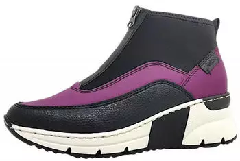 Rieker N6352 Kurzstiefel rosa