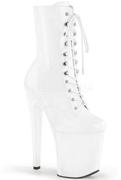 Pleaser XTREME-1020 Plateau Heels Lack weiß