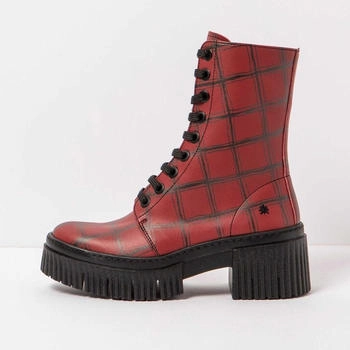 Art York Oxford-Stiefel rot