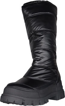 Buffalo Stiefel schwarz Blockabsatz